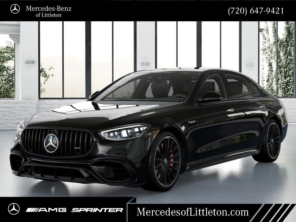 Obsidian Black Metallic 2026 Mercedes-Benz S-Class AMG S 63 E Performance 4MATIC Sedan All-Wheel Drive 9-Speed Automatic
