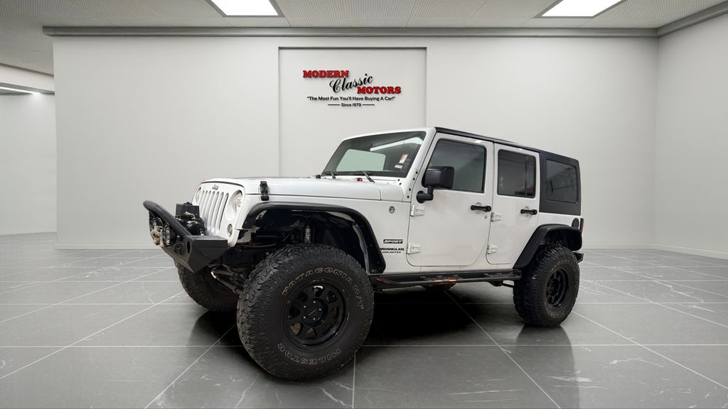 Bright White Clearcoat 2017 Jeep Wrangler Unlimited Sport 4WD SUV / Crossover Four-Wheel Drive 5-Speed Automatic