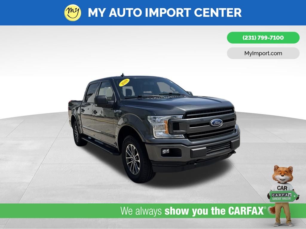 Gray (Magnetic) 2018 Ford F-150 Pickup Truck Four-Wheel Drive Automatic