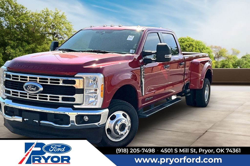 Red Metallic 2023 Ford F-350 Super Duty Pickup Truck Four-Wheel Drive Automatic