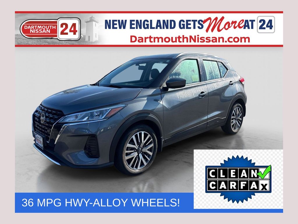 Gray (Gun Metallic) 2023 Nissan Kicks SV FWD SUV / Crossover Front-Wheel Drive Continuously Variable Transmission