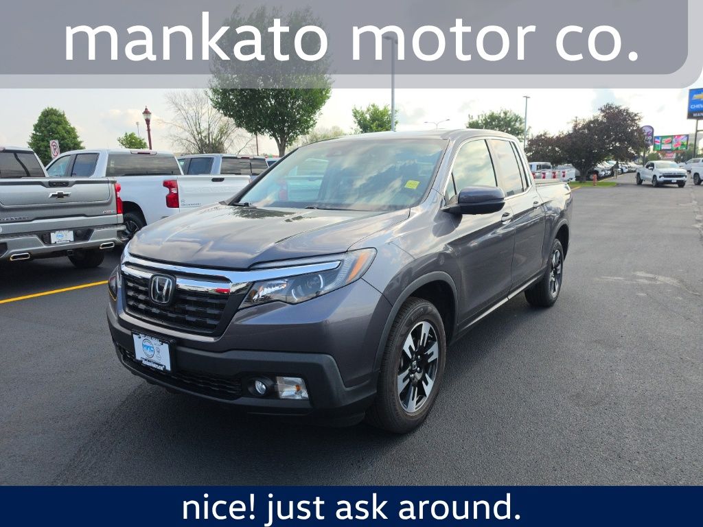 Gray (Modern Steel Metallic) 2020 Honda Ridgeline Pickup Truck All-Wheel Drive 9-Speed Automatic