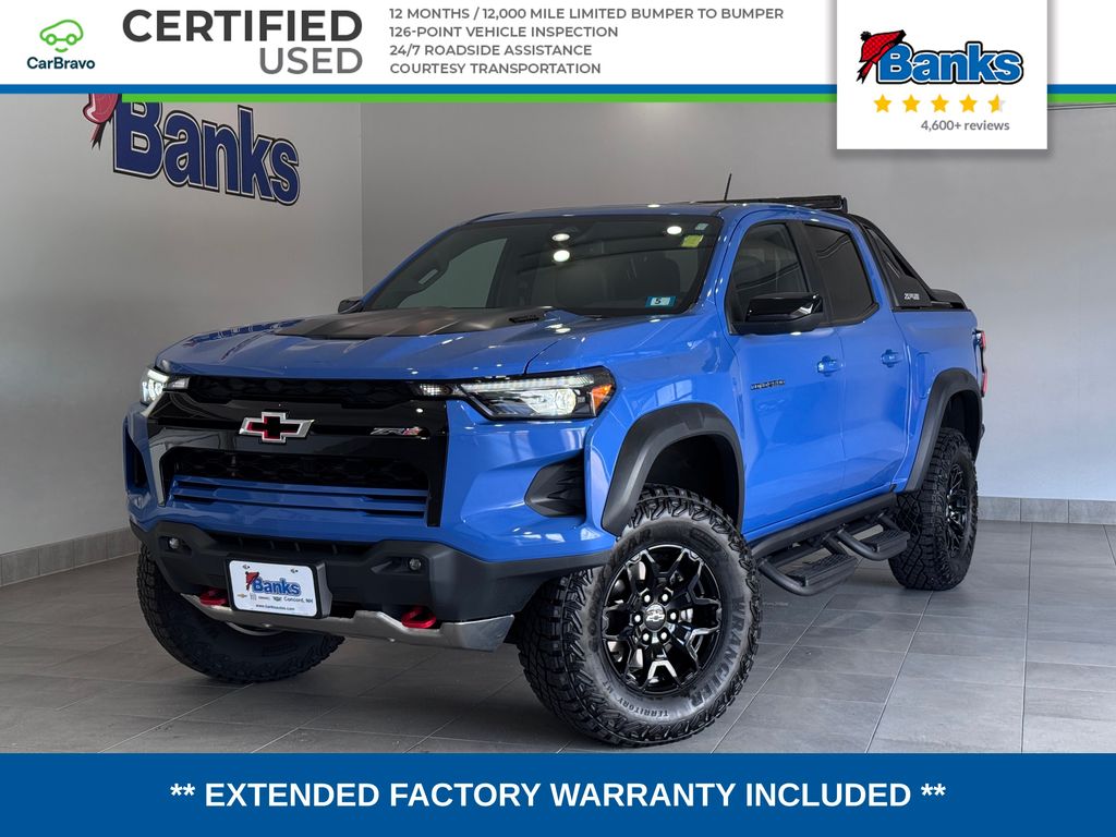 Reef Blue Metallic 2025 Chevrolet Colorado Pickup Truck Four-Wheel Drive 8-Speed Automatic