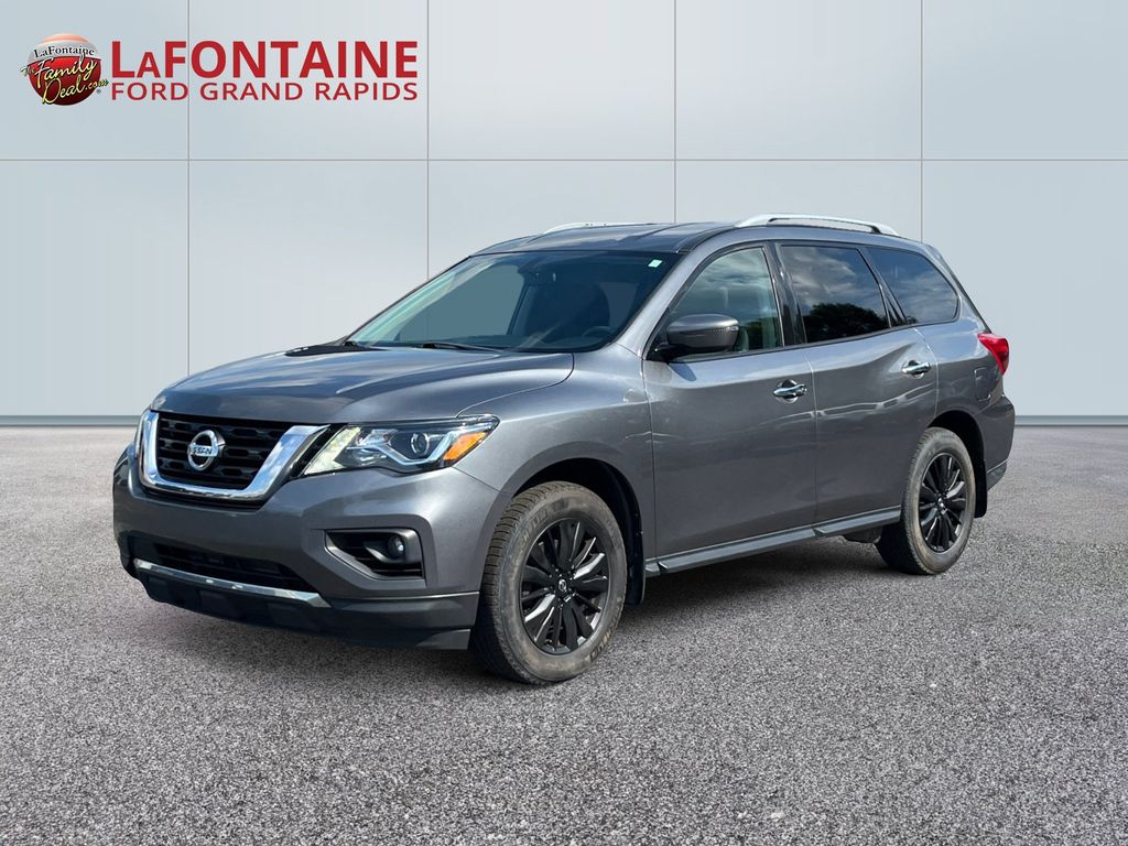 Gray 2019 Nissan Pathfinder SUV / Crossover Four-Wheel Drive Continuously Variable Transmission