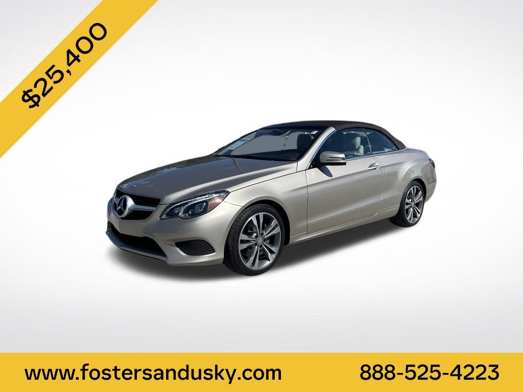 Silver Metallic 2016 Mercedes-Benz E-Class Convertible Rear-Wheel Drive 7-Speed Automatic