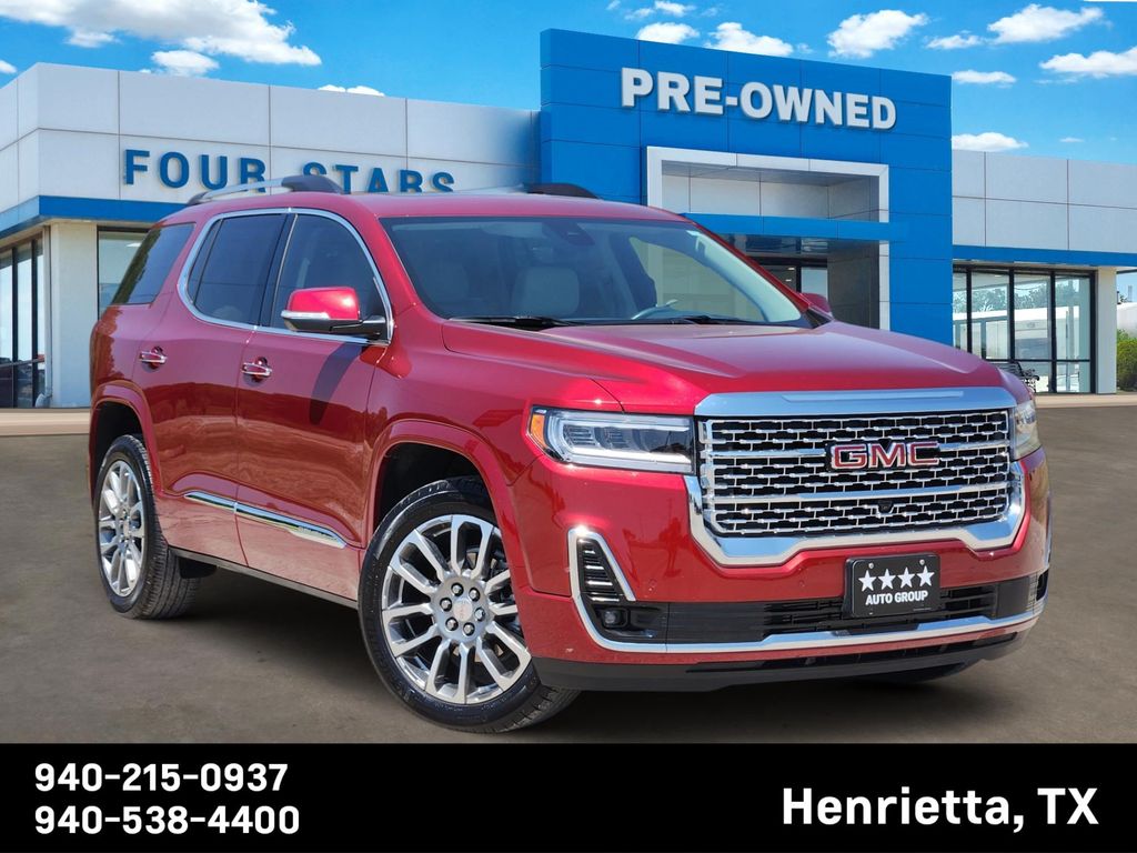 Volcanic Red Tintcoat 2023 GMC Acadia SUV / Crossover Front-Wheel Drive 9-Speed Automatic