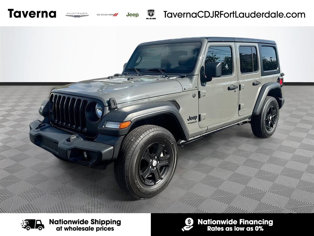 Gray Clearcoat 2022 Jeep Wrangler SUV / Crossover Four-Wheel Drive 8-Speed Automatic