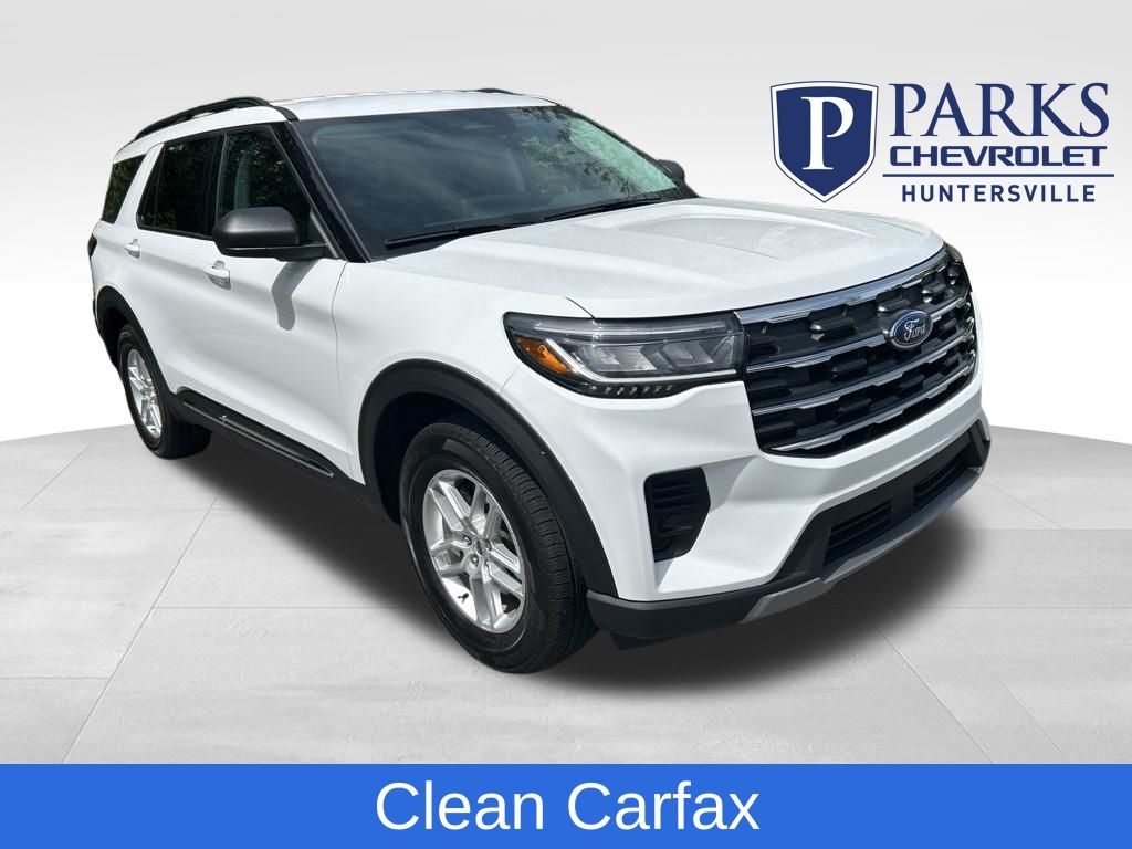 Oxford White 2025 Ford Explorer Active AWD SUV / Crossover All-Wheel Drive Automatic