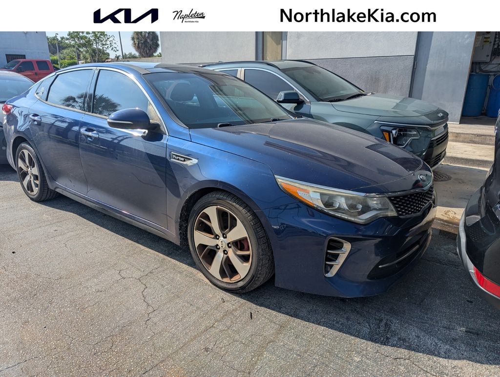 Horizon Blue 2017 Kia Optima Sedan Front-Wheel Drive 6-Speed Automatic