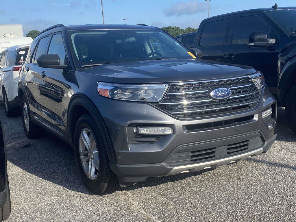 Gray (Magnetic Metallic) 2020 Ford Explorer SUV / Crossover Rear-Wheel Drive Automatic