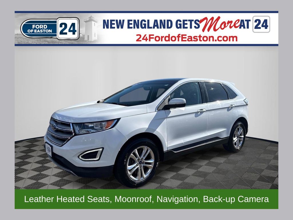 Oxford White 2016 Ford Edge SEL AWD SUV / Crossover All-Wheel Drive 6-Speed Automatic