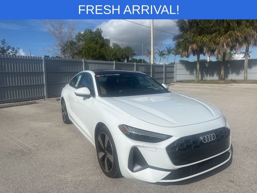 Glacier White Metallic 2025 Audi A5 quattro Premium Plus Sedan Sedan All-Wheel Drive 7-Speed Automatic