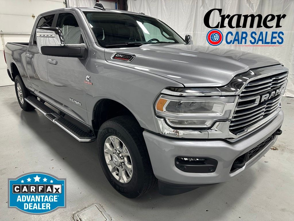 Billet Silver Metallic Clearcoat 2024 RAM 2500 Pickup Truck Four-Wheel Drive 6-Speed Automatic