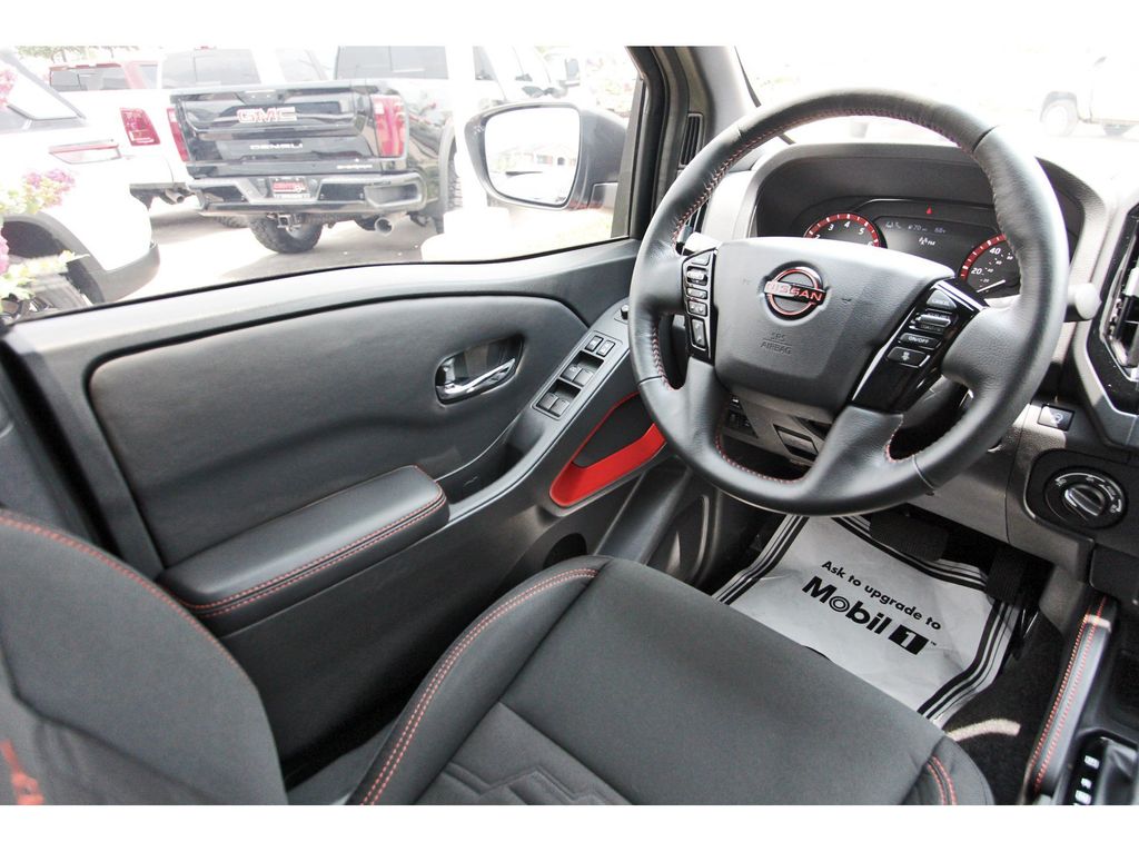 2025 Nissan Frontier PRO-4X Red at Bravo Nissan