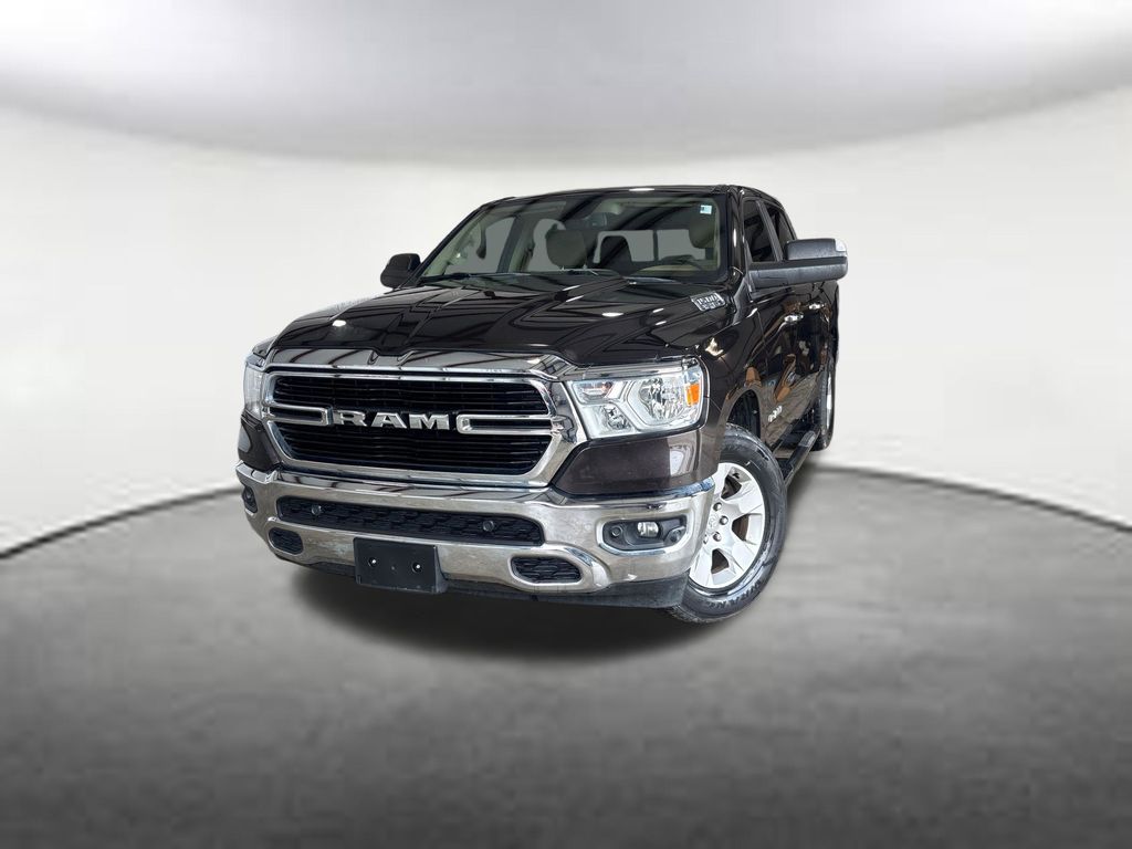 Rugged Brown Pearlcoat 2019 RAM 1500 Big Horn Crew Cab RWD Pickup Truck 4X2 8-Speed Automatic