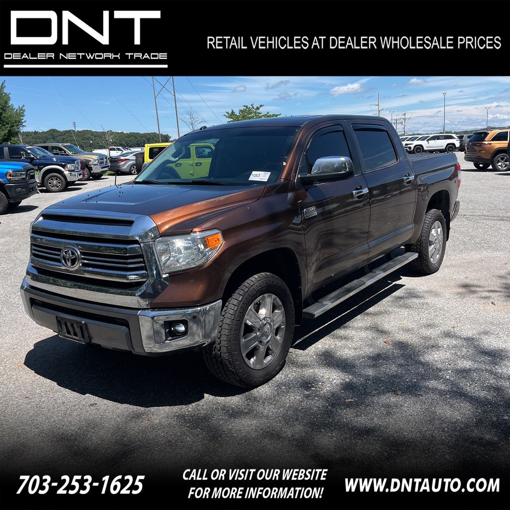 Sunset Bronze 2016 Toyota Tundra Pickup Truck Four-Wheel Drive 6-Speed Automatic Overdrive
