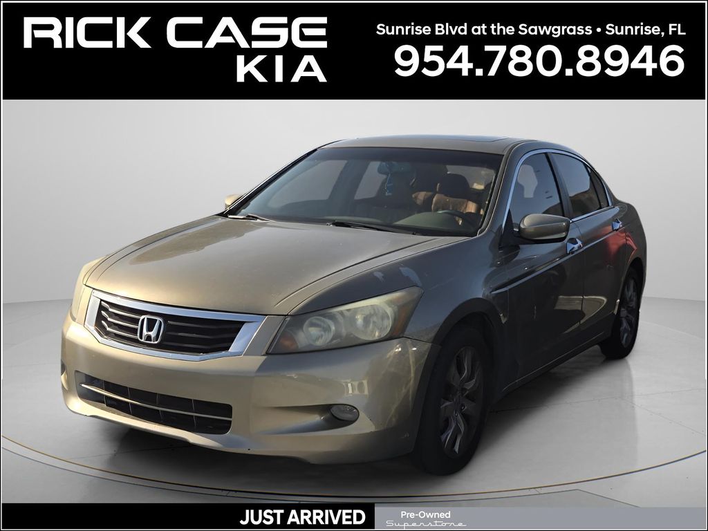 Gold 2008 Honda Accord Sedan Front-Wheel Drive 5-Speed Automatic Overdrive