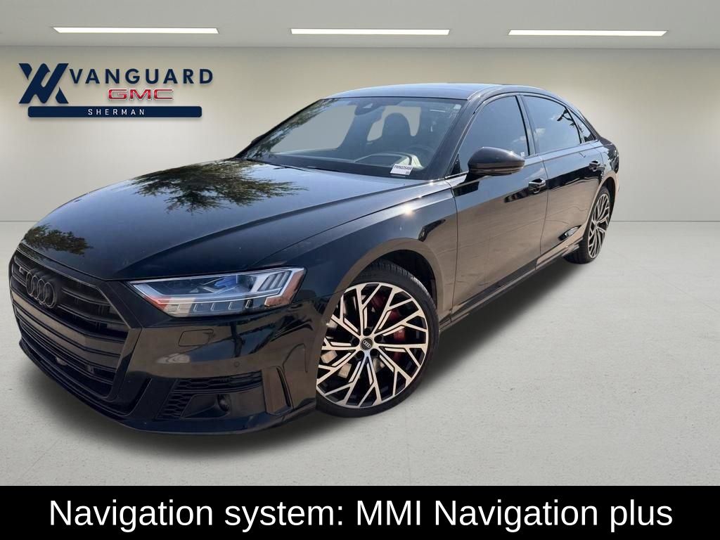 Black Metallic 2021 Audi S8 Sedan All-Wheel Drive 8-Speed Automatic
