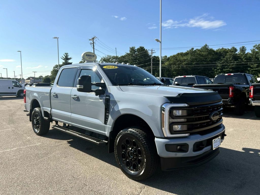 Gray Metallic 2024 Ford F-250 Super Duty Pickup Truck Four-Wheel Drive Automatic