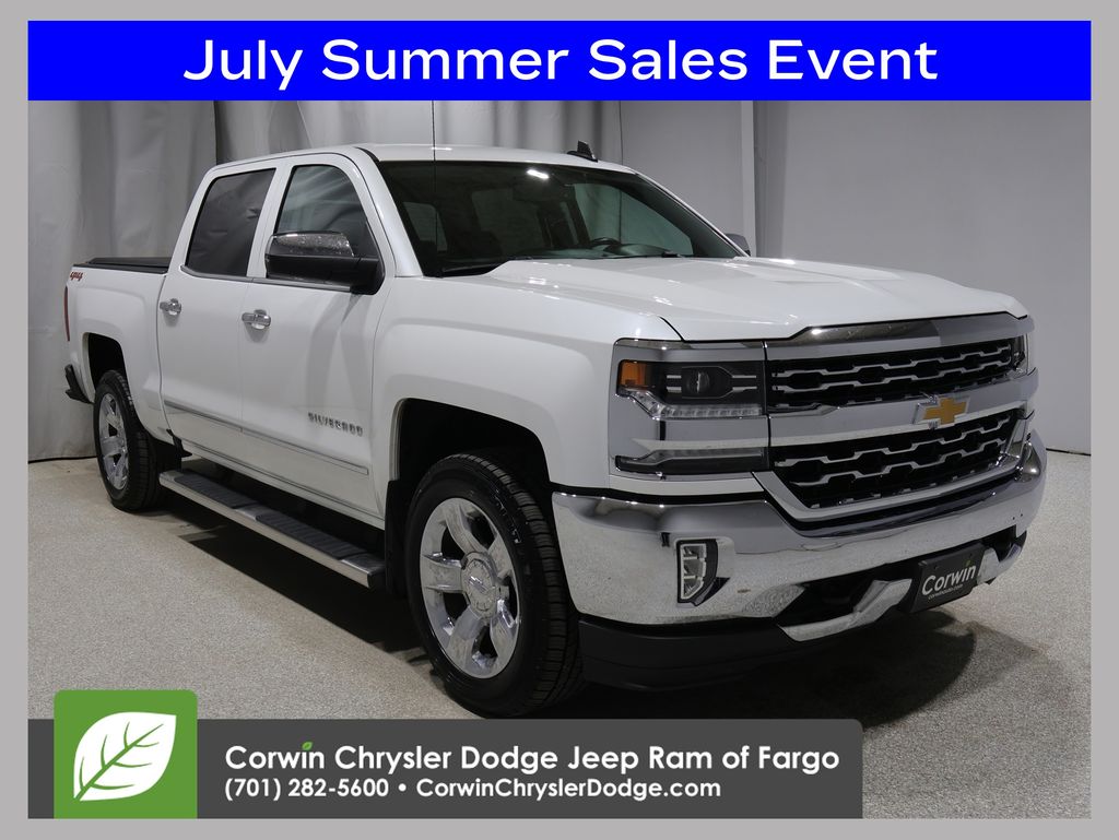  2018 Chevrolet Silverado 1500 LTZ Crew Cab 4WD   