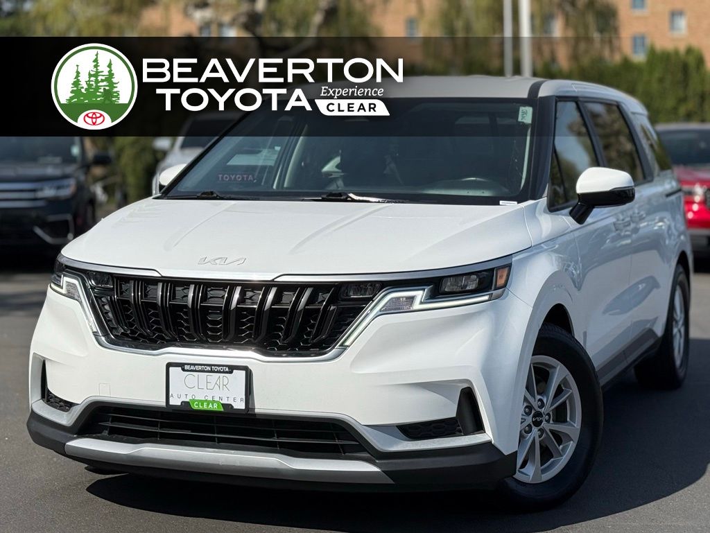 Snow White Pearl 2022 Kia Carnival LX FWD Minivan Front-Wheel Drive 8-Speed Automatic