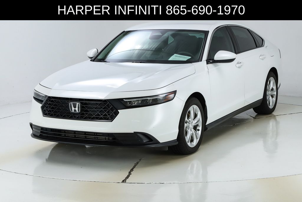 Platinum White Pearl 2023 Honda Accord Sedan Front-Wheel Drive Continuously Variable Transmission