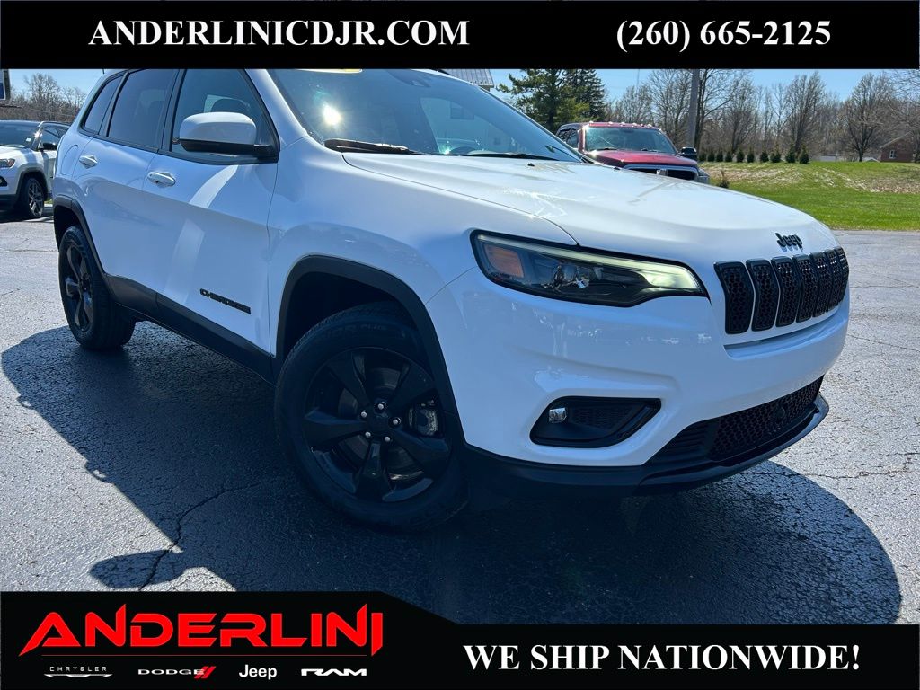 Bright White Clearcoat 2021 Jeep Cherokee Altitude 4WD SUV / Crossover Four-Wheel Drive 9-Speed Automatic