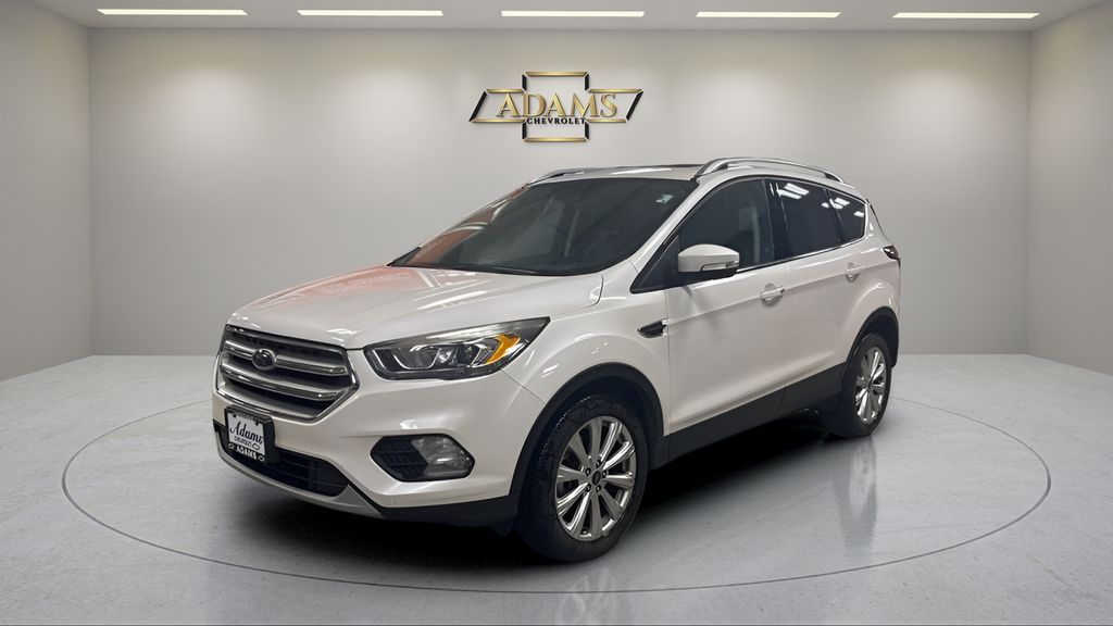 White Platinum Clearcoat Metallic 2017 Ford Escape Titanium AWD SUV / Crossover All-Wheel Drive 6-Speed Automatic