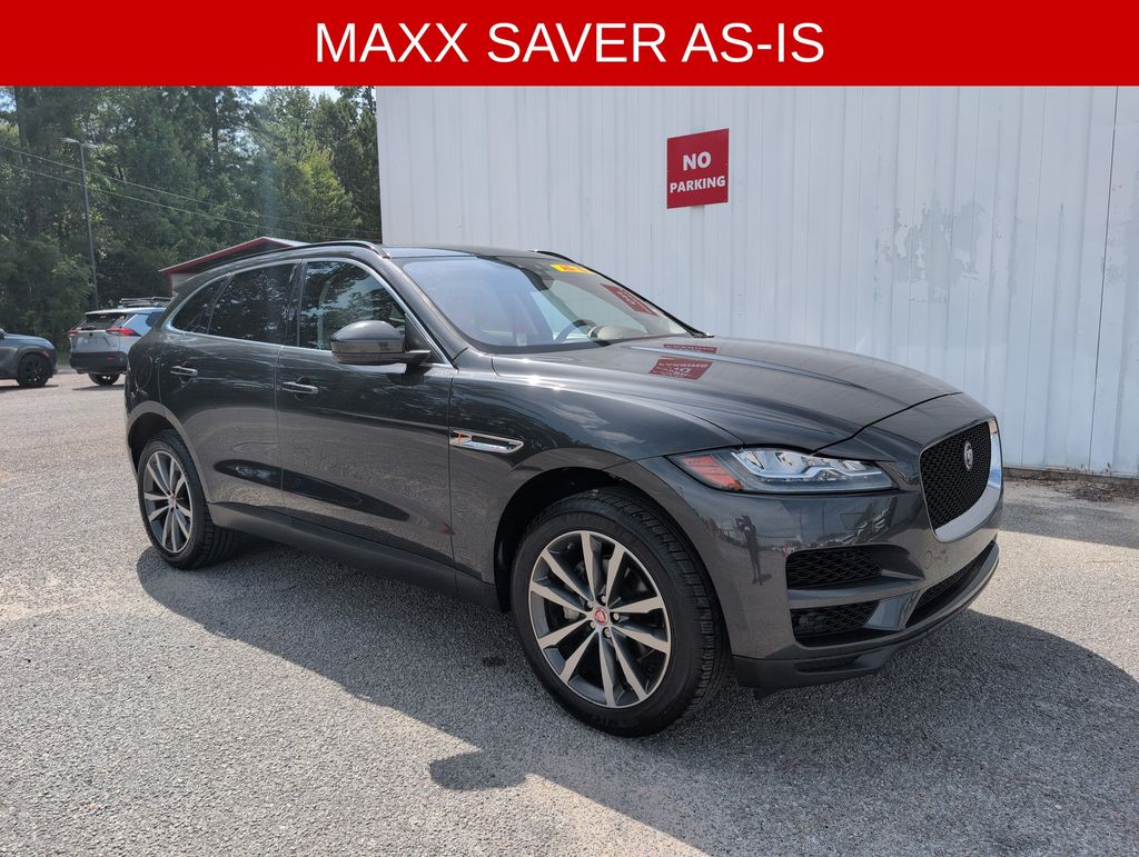 Gray 2018 Jaguar F-PACE SUV / Crossover All-Wheel Drive 8-Speed Automatic