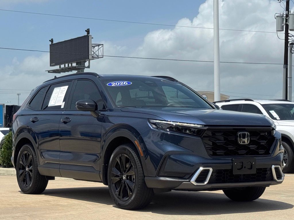 2026 Honda CR-V Hybrid Sport Touring Blue at Classic Chevrolet Galveston