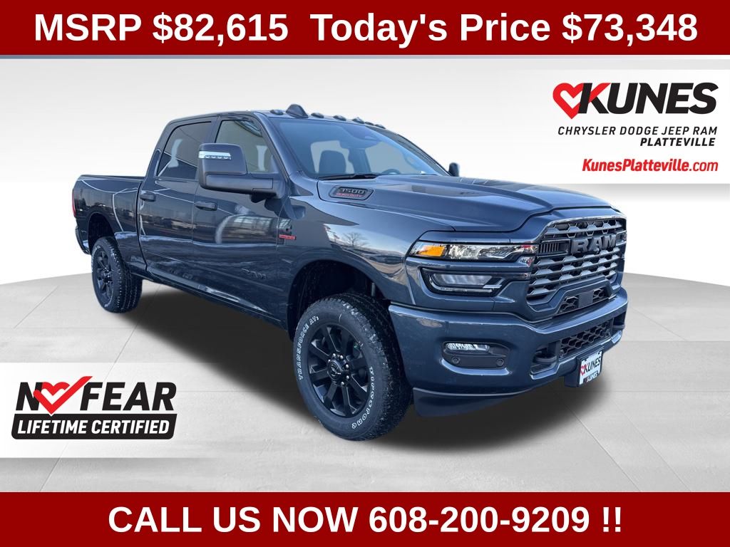 Forged Blue Metallic 2026 RAM 3500 Big Horn Crew Cab 4WD Pickup Truck Four-Wheel Drive 8-Speed Automatic