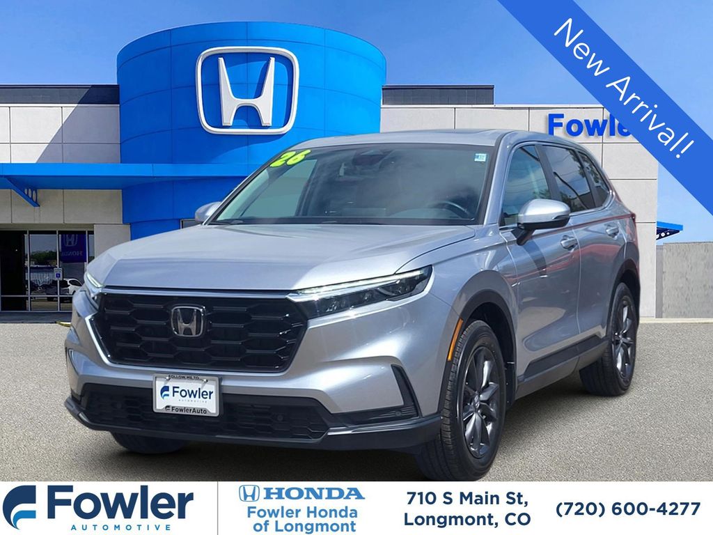 Solar Silver Metallic 2026 Honda CR-V SUV / Crossover All-Wheel Drive Continuously Variable Transmission