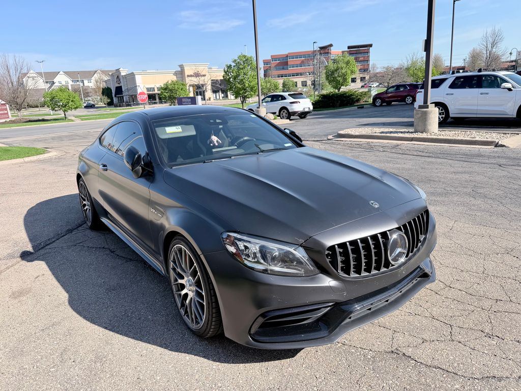 Black 2021 Mercedes-Benz C-Class AMG C 63 S Coupe RWD Coupe Rear-Wheel Drive 9-Speed Automatic