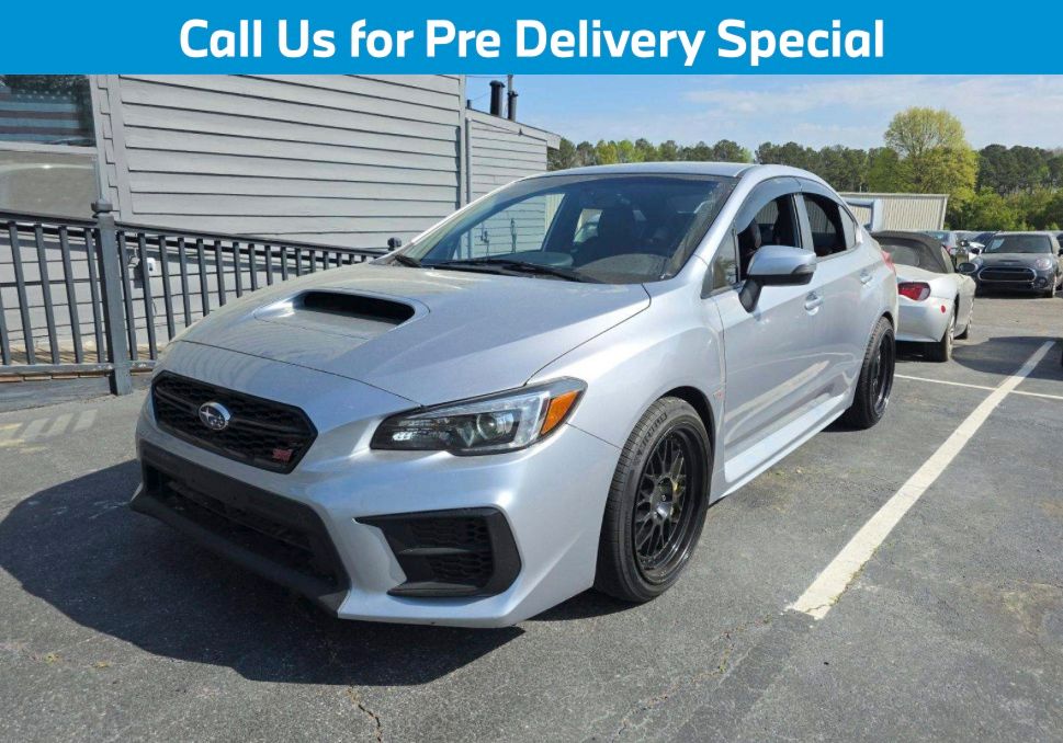 Ice Silver Metallic 2021 Subaru WRX STI AWD Sedan All-Wheel Drive 5-Speed Manual