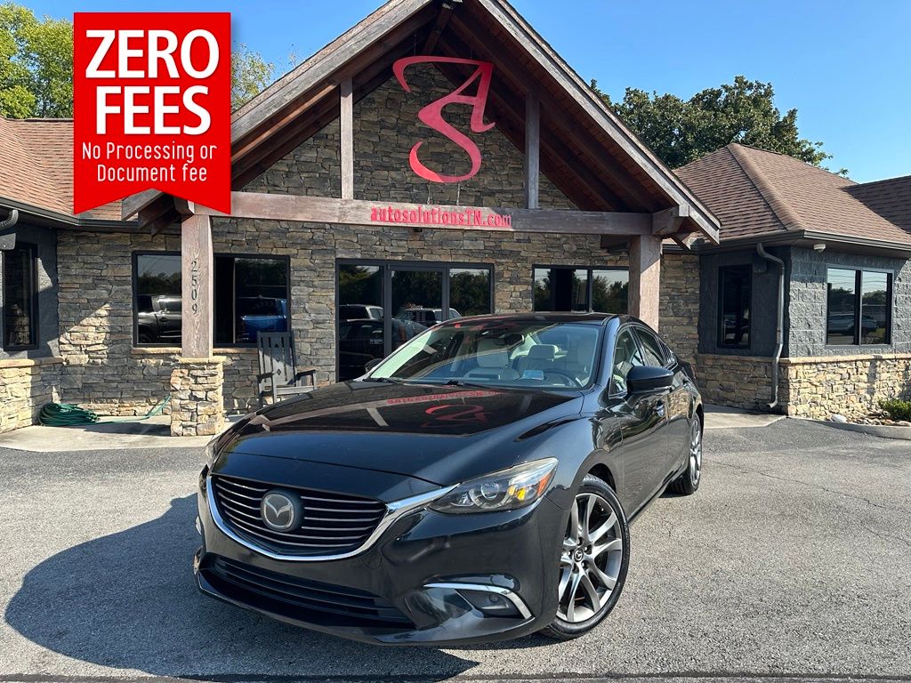 Jet Black Mica 2017 Mazda MAZDA6 Sedan Front-Wheel Drive 6-Speed Automatic