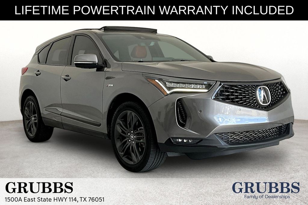 Liquid Carbon Metallic 2023 Acura RDX SUV / Crossover Front-Wheel Drive Automatic