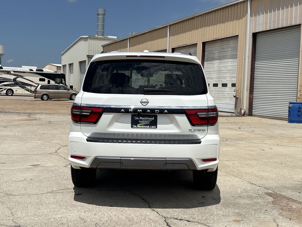 2023 Nissan Armada Platinum White at Central Houston Nissan