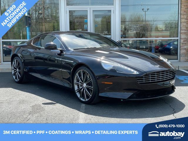 Black 2015 Aston Martin DB9 Coupe RWD Coupe Rear-Wheel Drive 6-Speed Automatic