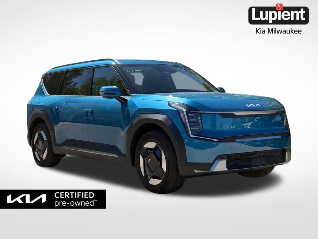 Ocean Blue 2024 Kia EV9 SUV / Crossover All-Wheel Drive 1-Speed Automatic