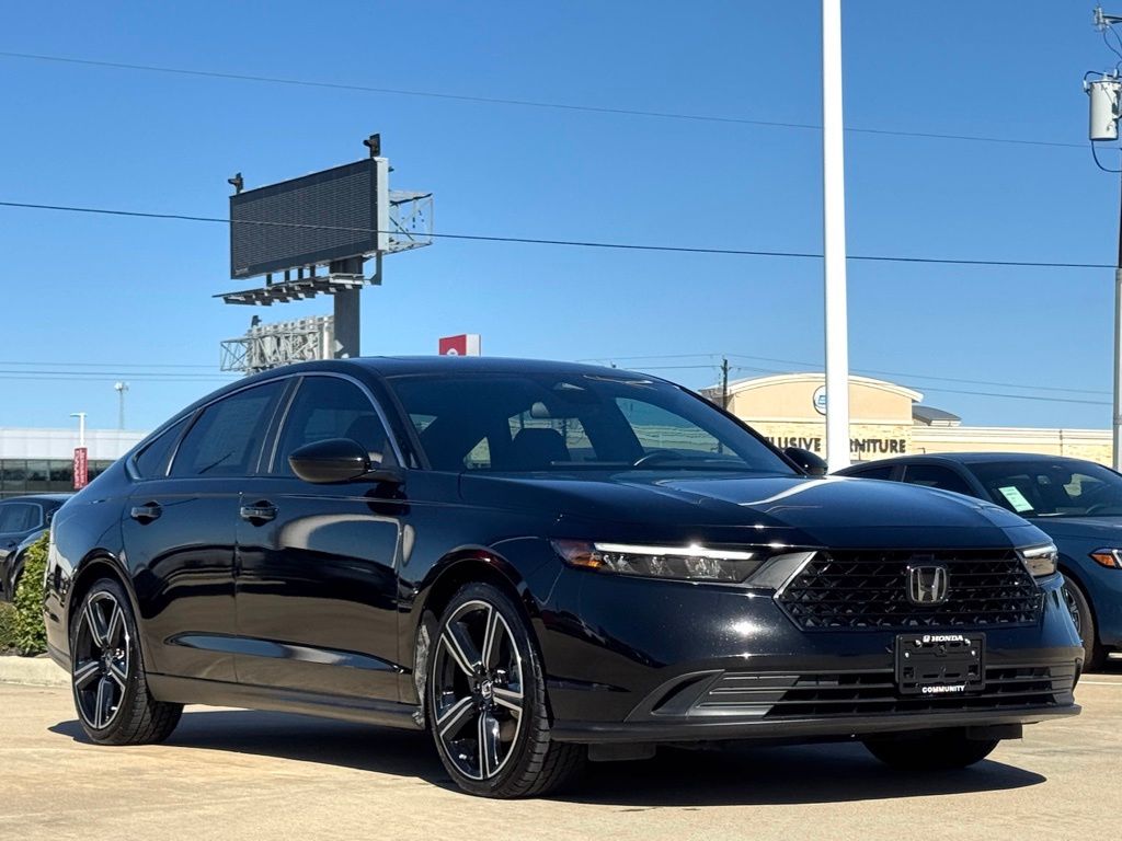 2023 Honda Accord Hybrid Sport Black at AutoSavvy Houston Southwest