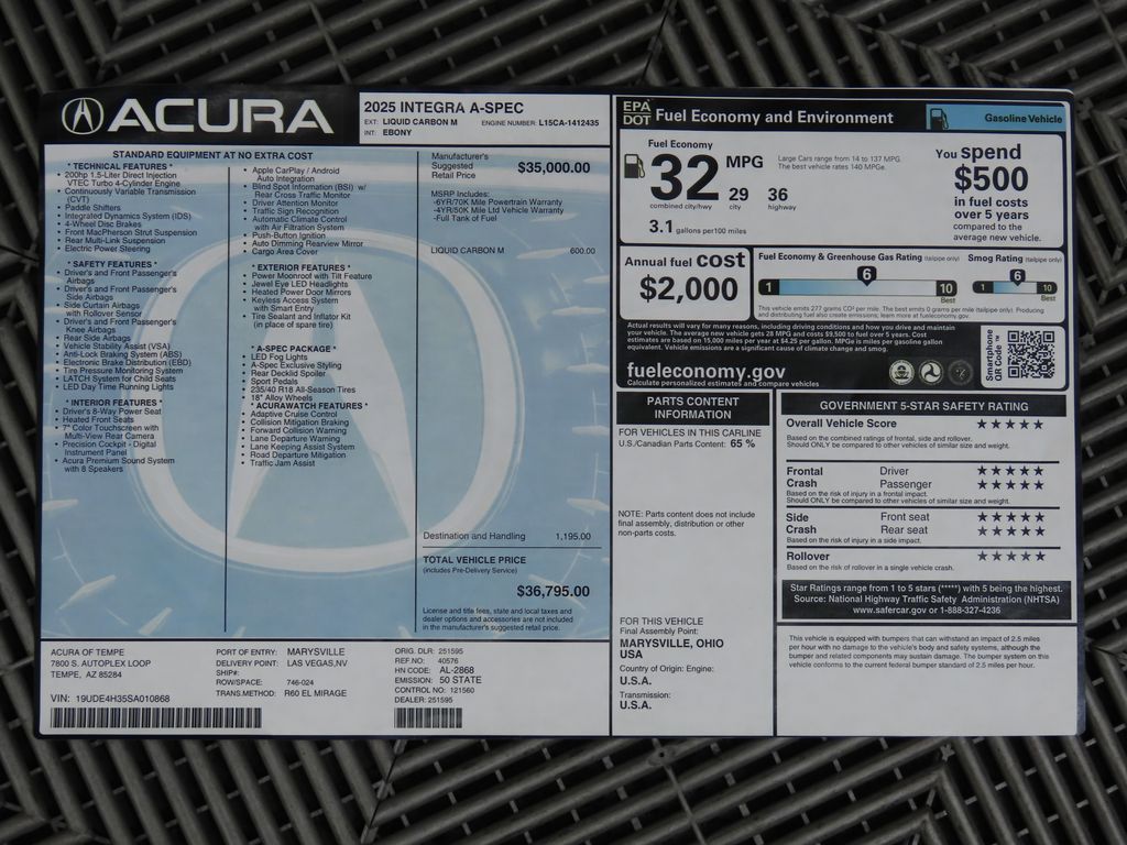 Thumbnail: 2025 Acura Integra - 9