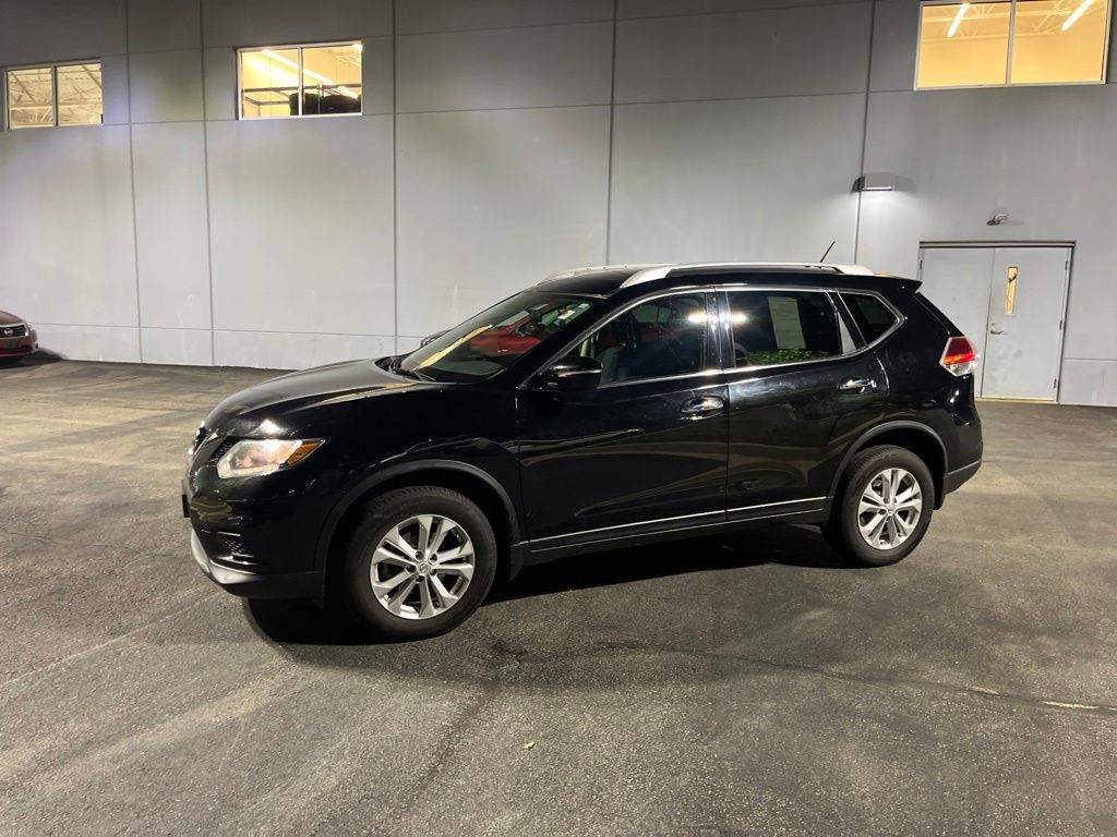 Super Black 2015 Nissan Rogue SUV / Crossover All-Wheel Drive Continuously Variable Transmission