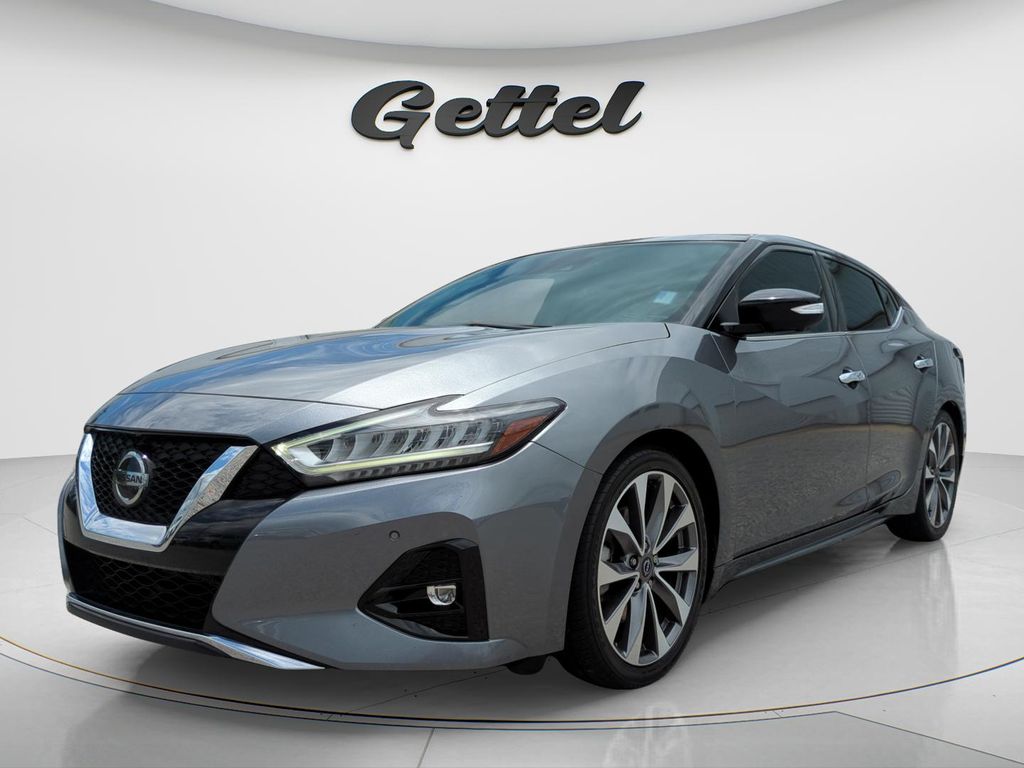 Gray (Gun Metallic) 2021 Nissan Maxima Platinum FWD Sedan Front-Wheel Drive Continuously Variable Transmission