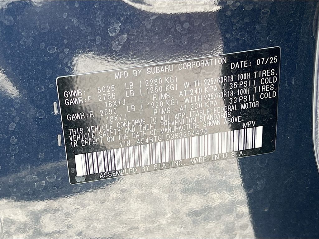 Used 2025 Blue Subaru Onyx Edition XT image 32