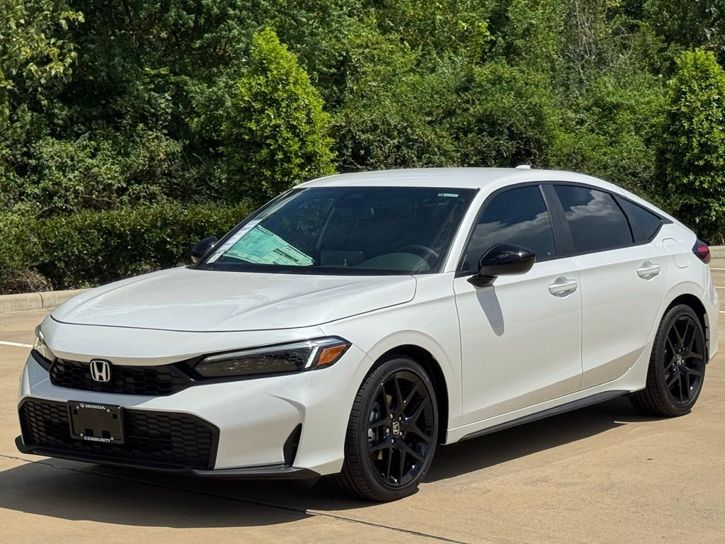 2026 Honda Civic Sport White at Community Honda