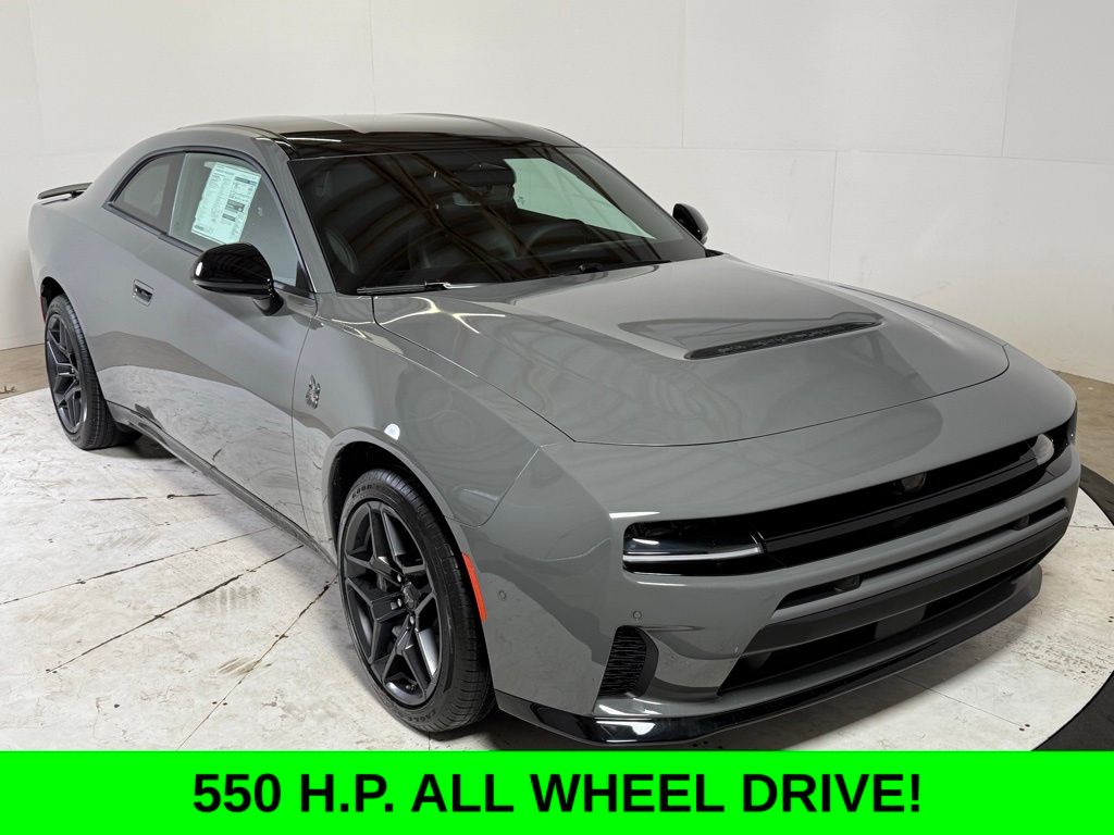 Destroyer Gray 2026 Dodge Charger Daytona Coupe All-Wheel Drive 8-Speed Automatic