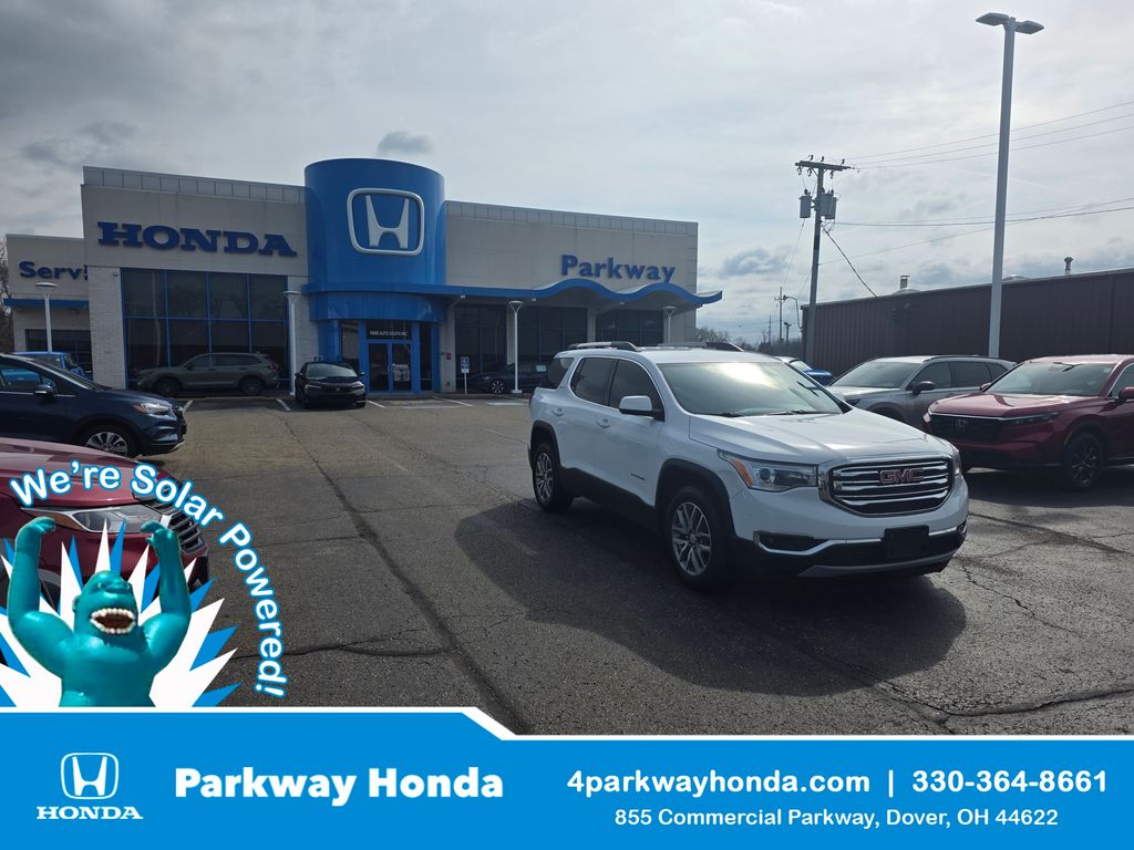 Summit White 2018 GMC Acadia SLE-2 AWD SUV / Crossover Four-Wheel Drive 6-Speed Automatic