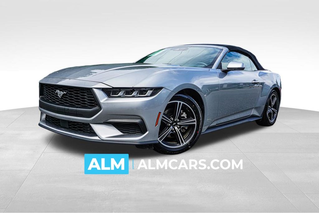 Silver Metallic 2024 Ford Mustang Convertible Rear-Wheel Drive Automatic