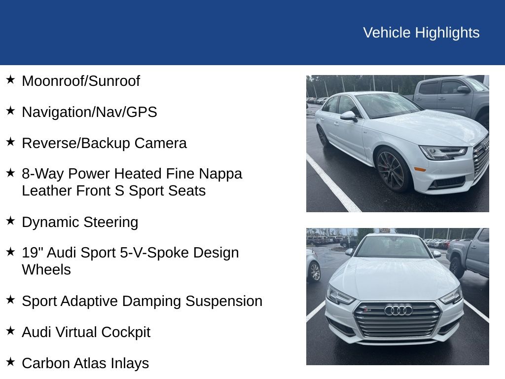 2018 Audi S4 3.0T Premium Plus