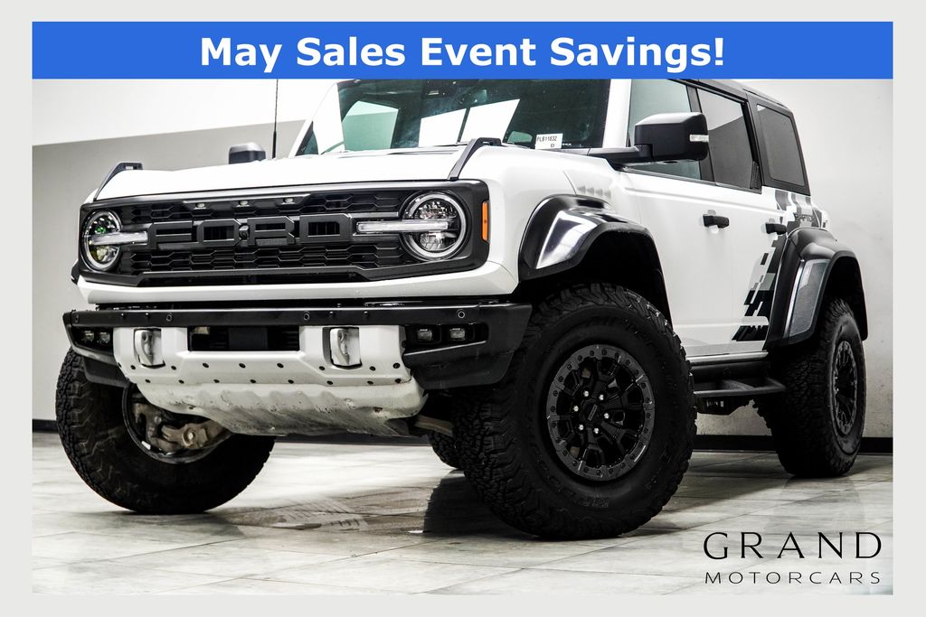 Oxford White 2023 Ford Bronco Raptor 4WD SUV / Crossover Four-Wheel Drive Automatic